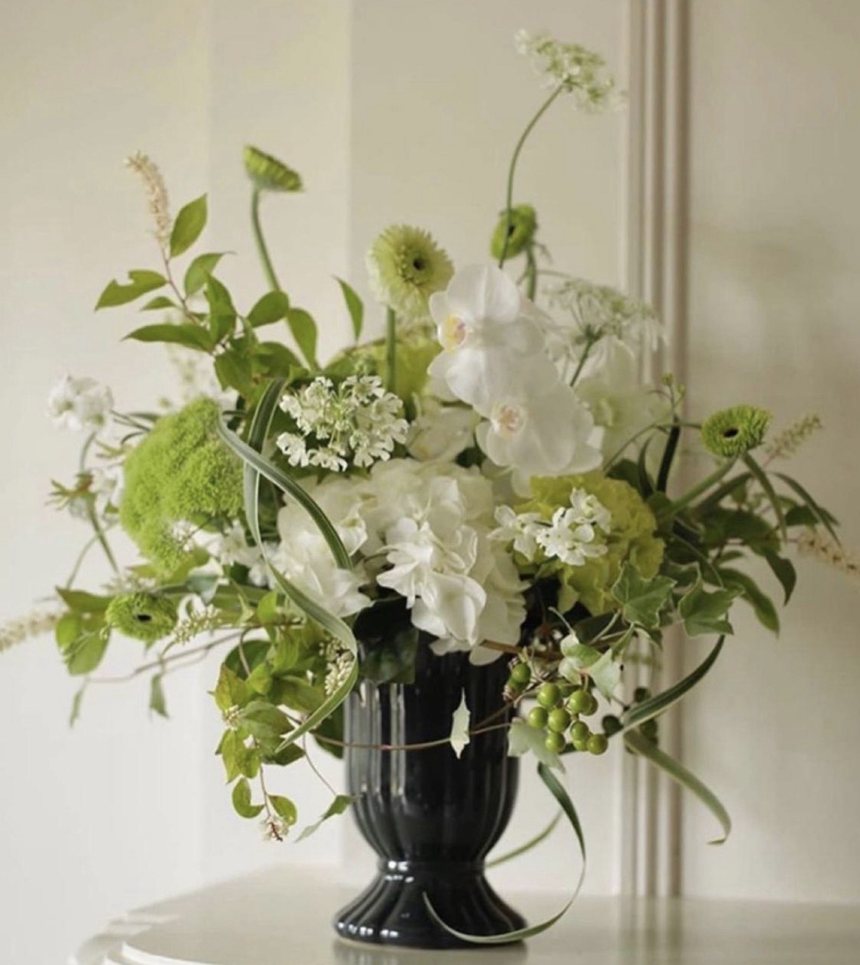 Luxury floral arrangement by Dancing Orchid, North London florist
